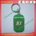non-phthalates and lead free 3D custom silicone key chain keychain